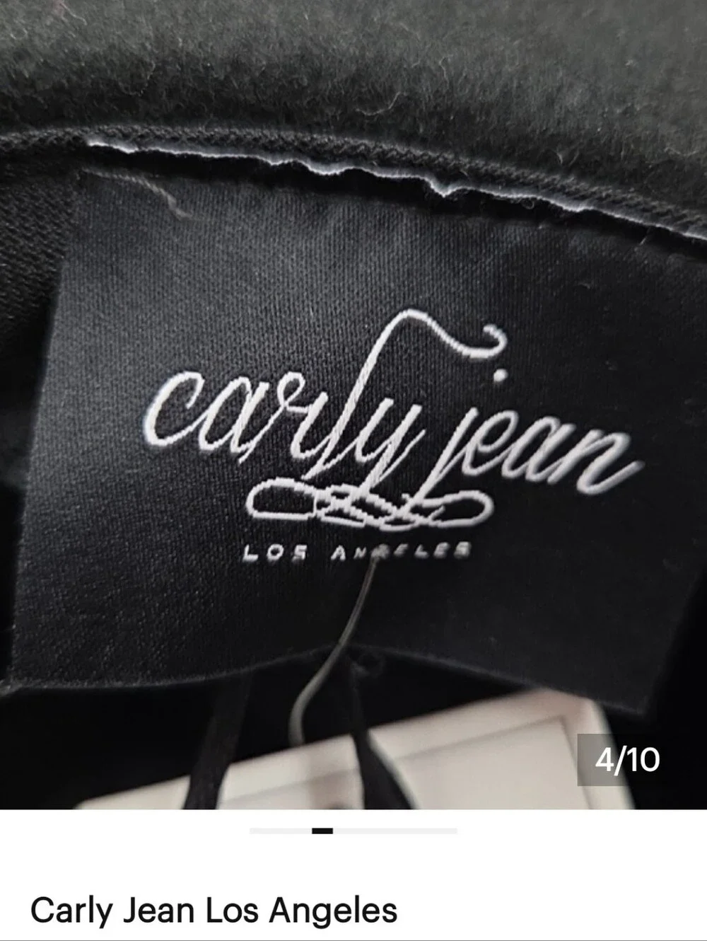 Black Carly Jean Los Angeles Benton Wool hat Size Medium Leather New With Tags